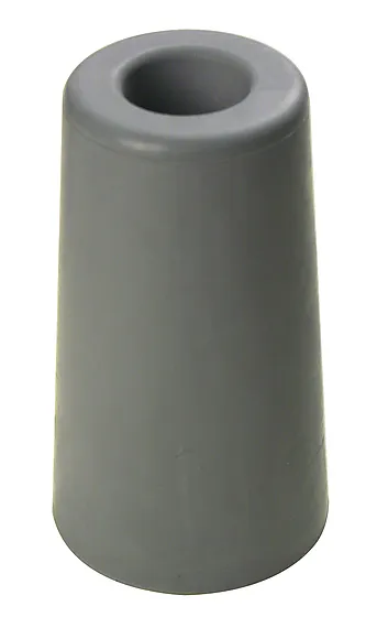 Dørstopper gummi grå 65 mm