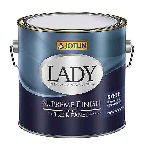 Lady Supreme Finish 05 hvit base 2,7 liter matt
