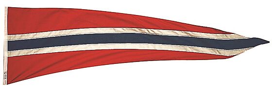 Norgesflagg vimpel 400x89,5 cm