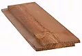 dobbelfals rettkantet med endepløying 19 x 123 cm brun