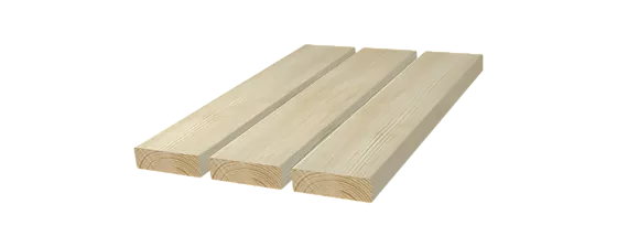 Panelbord til badstue gran ubehandlet 21 x 70 mm rund kant