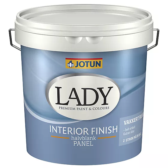 Lady Interior Finish 40 hvit 2,7 liter
