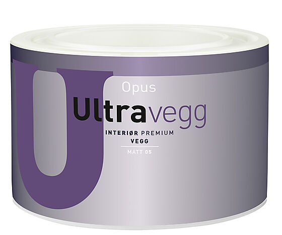 Ultravegg 05 interiør base hvit 0,45 liter