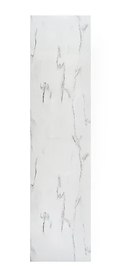 Baderomsplate hvit marmor glossy flis 60x120cm 620x2400 mm