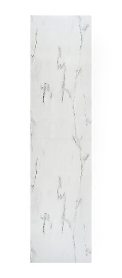 Baderomspanel hvit marmor glossy flis 60x120cm 620x2400 mm