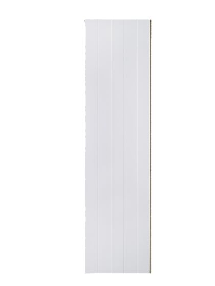 Sponplate vegg fas 6 bord hvit 12x620x2390 mm KM