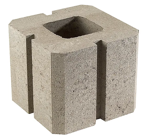 Blokk pilar grå 24x24x20 cm