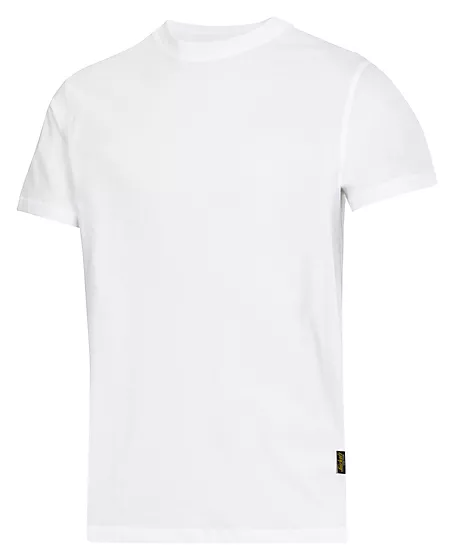 T-skjorte klassisk hvit str L
