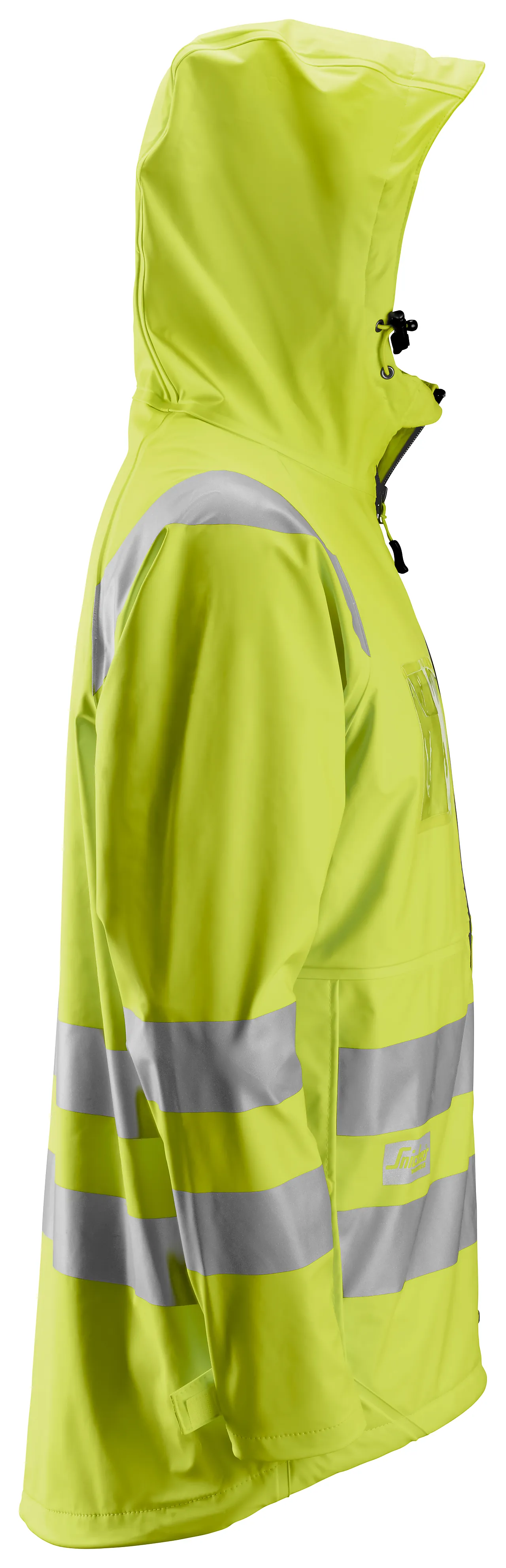 Regnjakke 8233 PU High Vis kl.3 gul M null - M - 3 - Miniatyr