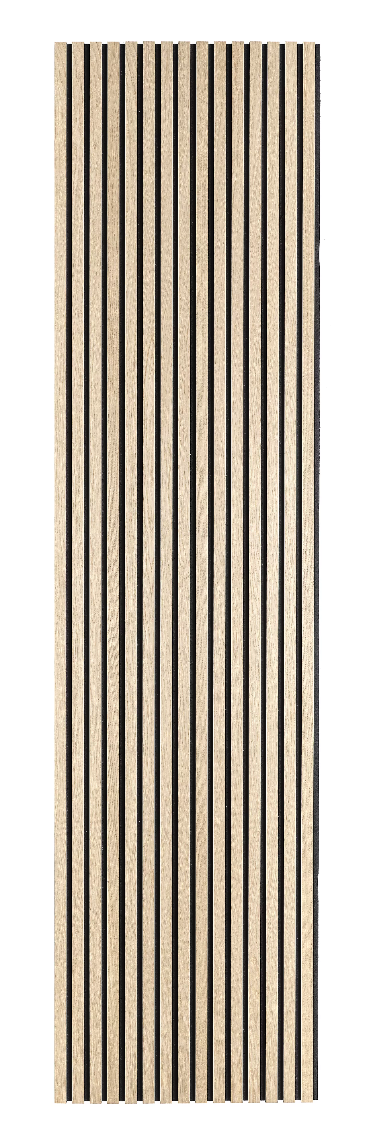 Panel eik ubeh (fsc)-2400 svart kjerne, svart filt, 2400x600