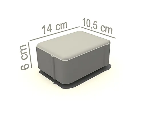 Belegningsstein kongsgård 1/2 gråmix 10,5x14x6 cm