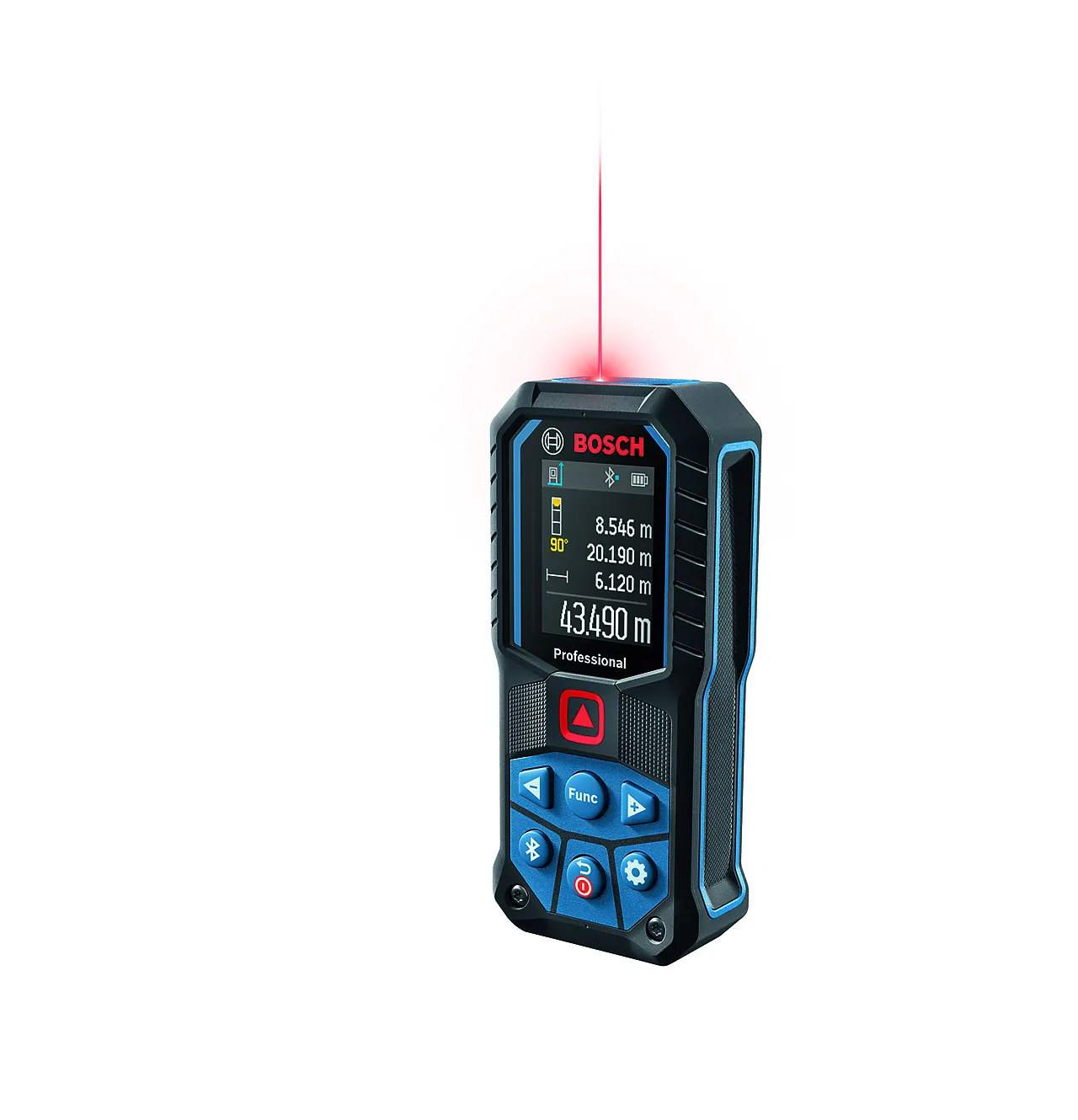 Laseravstandsmåler med bluetooth rød null - null - 1