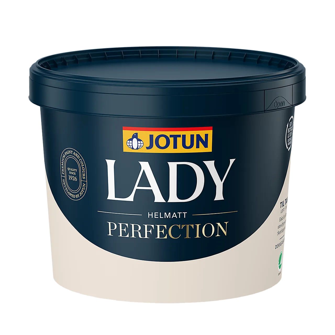 Jotun Lady Perfection tak hvit 2,7 liter