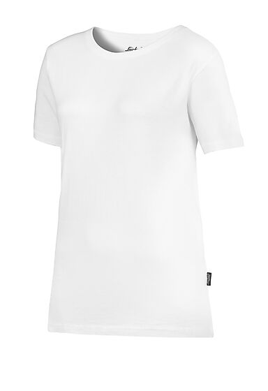 T-skjorte dame bomull hvit str 2XL