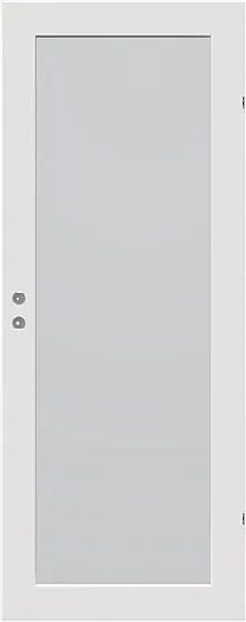 Prima innerdør hvit med glass 80x200 cm