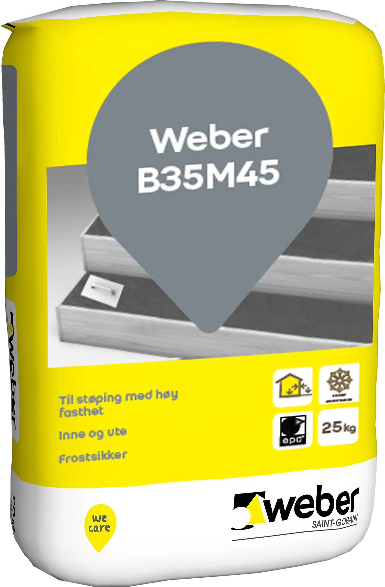 Weber tørrbetong b35m45 25kg