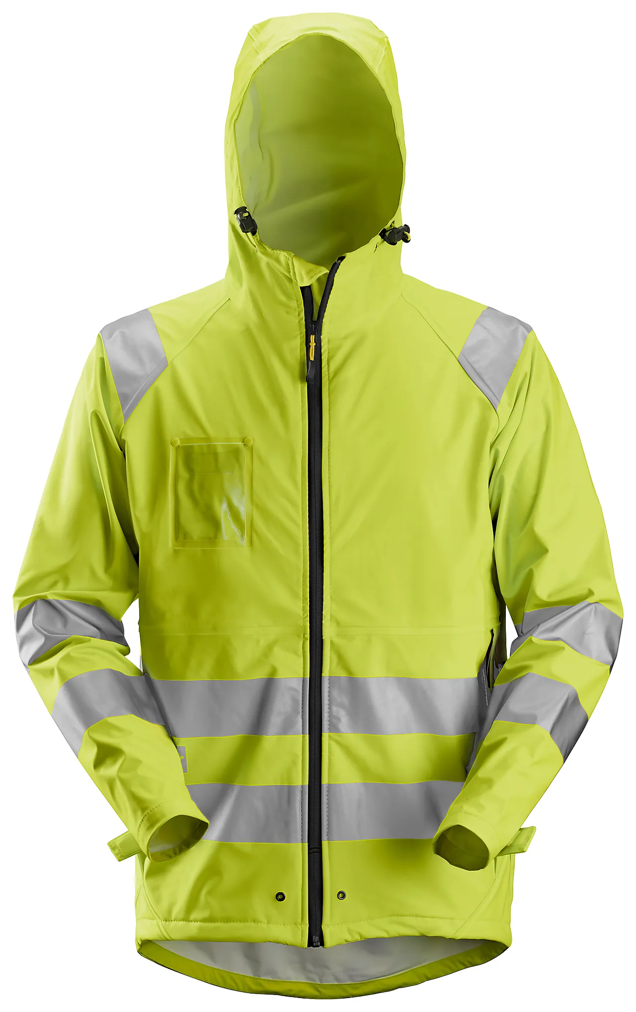 Regnjakke 8233 PU High Vis kl.3 gul L