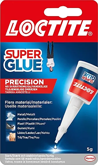 Hurtiglim precision 5 g super glue loctite