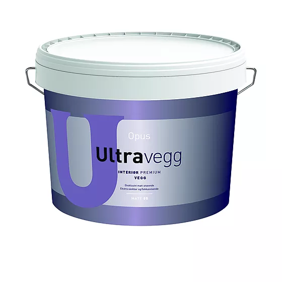 Ultravegg 05 interiør base hvit 9 liter