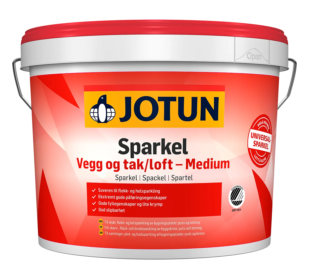 Sparkel vegg/tak medium 10 liter