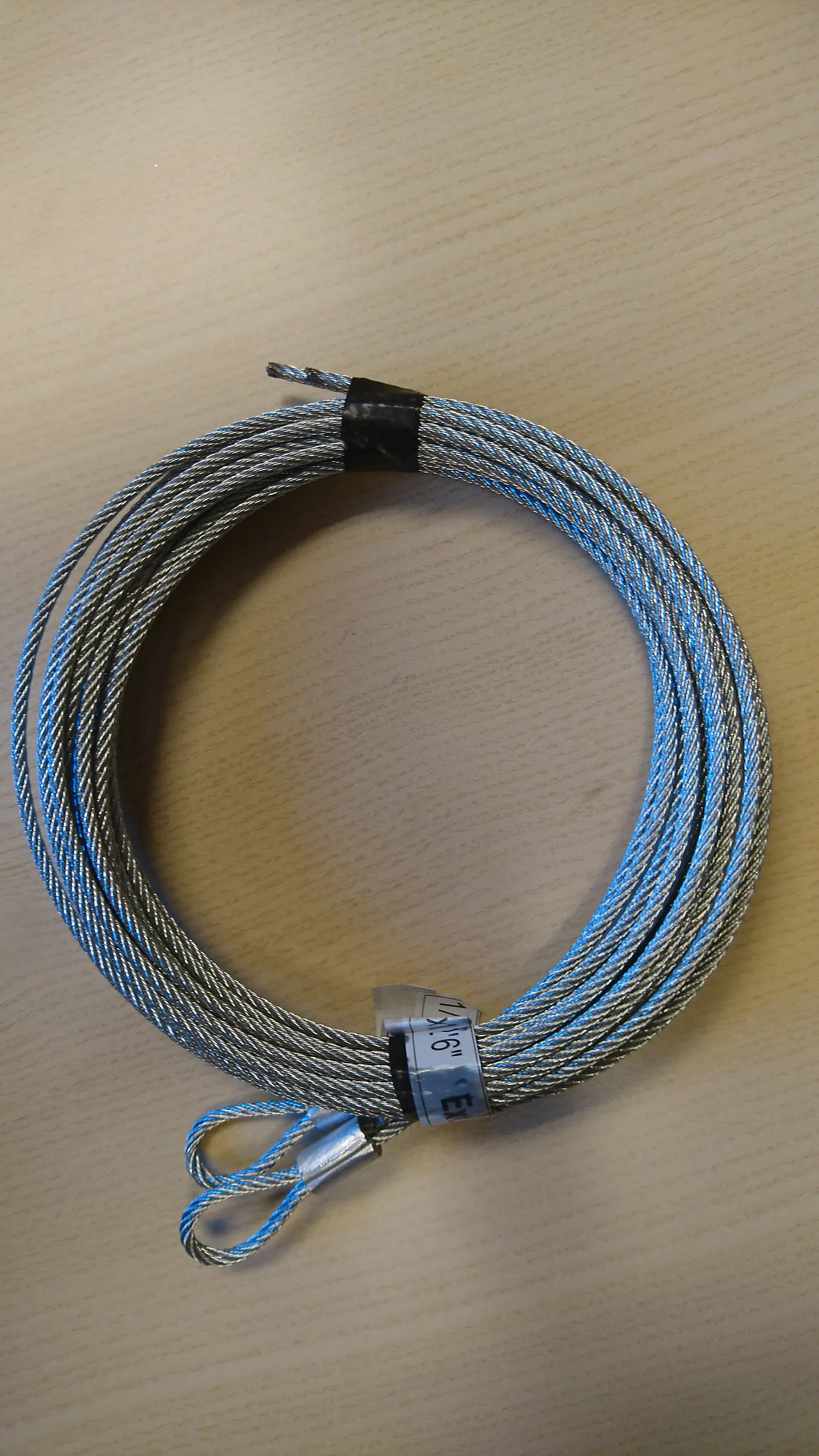 Wire 8' til strekkfjær 3,3mm 405cm