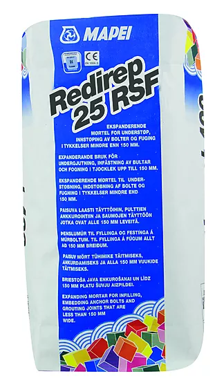 Mørtel reparasjon redirep 25 rsf 25 kg