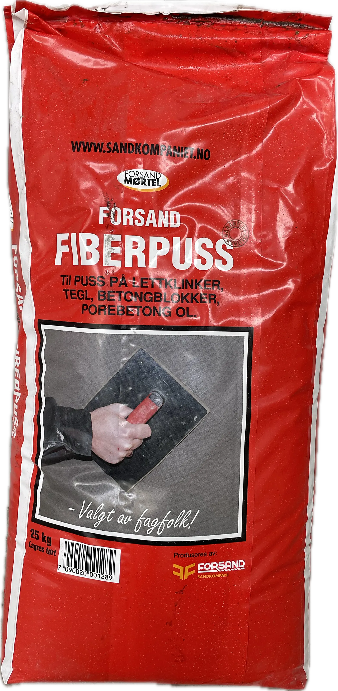 Fiberpuss 25 kg forsand pussmørtel null - null - 2 - Miniatyr