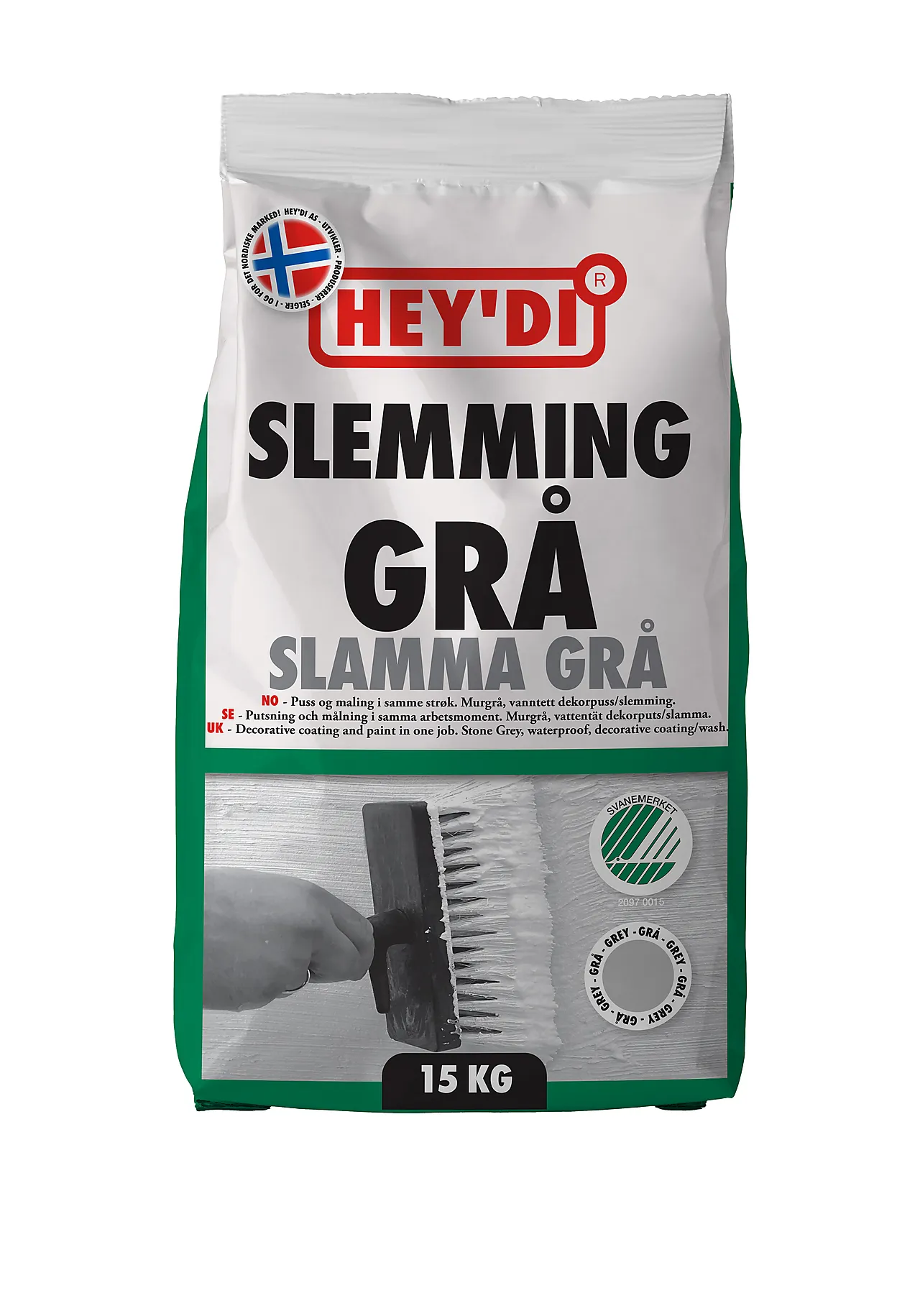 Slemming Grå 15 kg