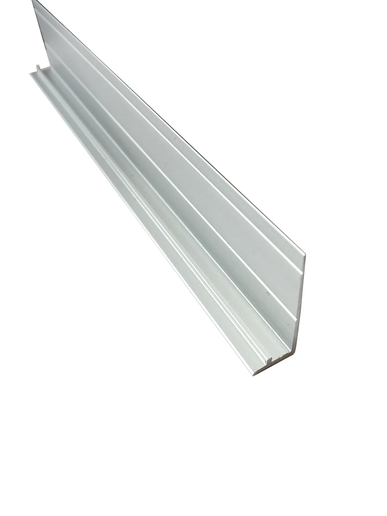 Sokkellist rettkant aluminium 2400 mm