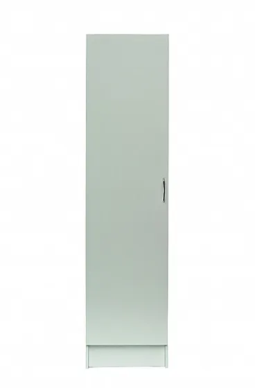 Garderobeskap enkel hvit 60 cm