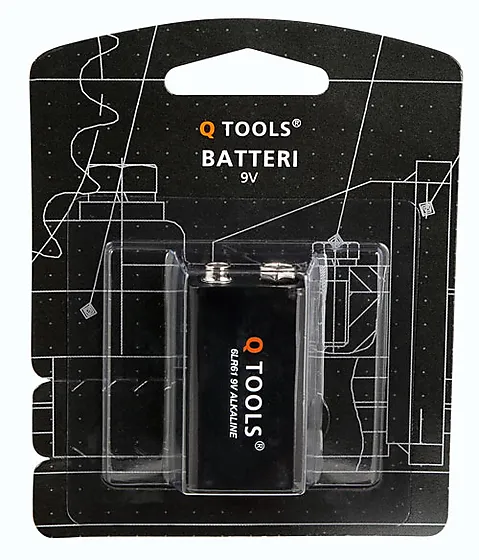 Q-tools batteri 9 volt