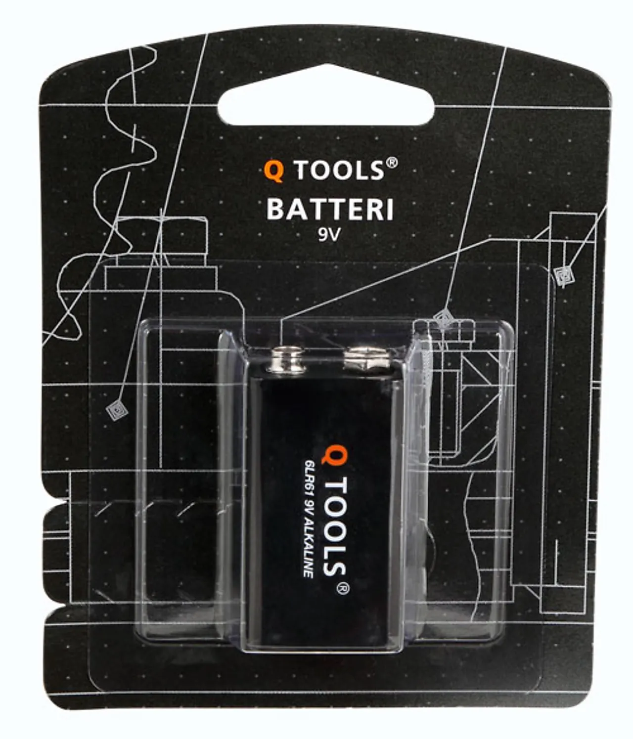 Q-tools batteri 9 volt