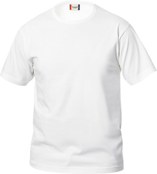 Basic t-skjorte 029030 Hvit S