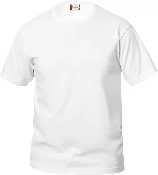 Basic t-skjorte 029030 Hvit XL