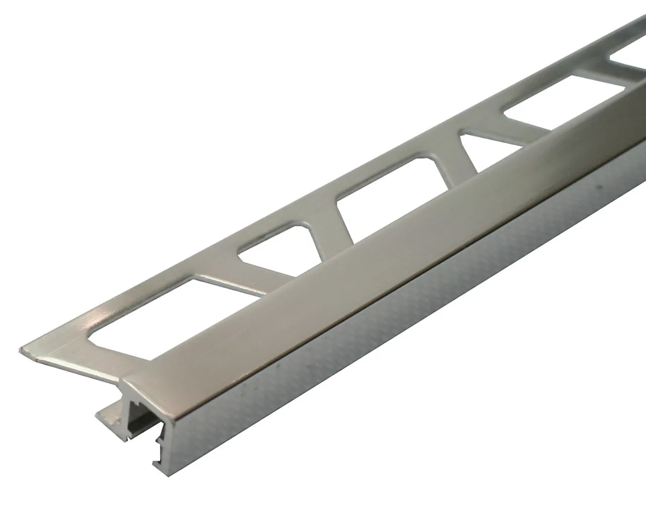 Hjørnelist firkant 12,5 mm polert aluminium 2,7 m squarejolly profilitec
