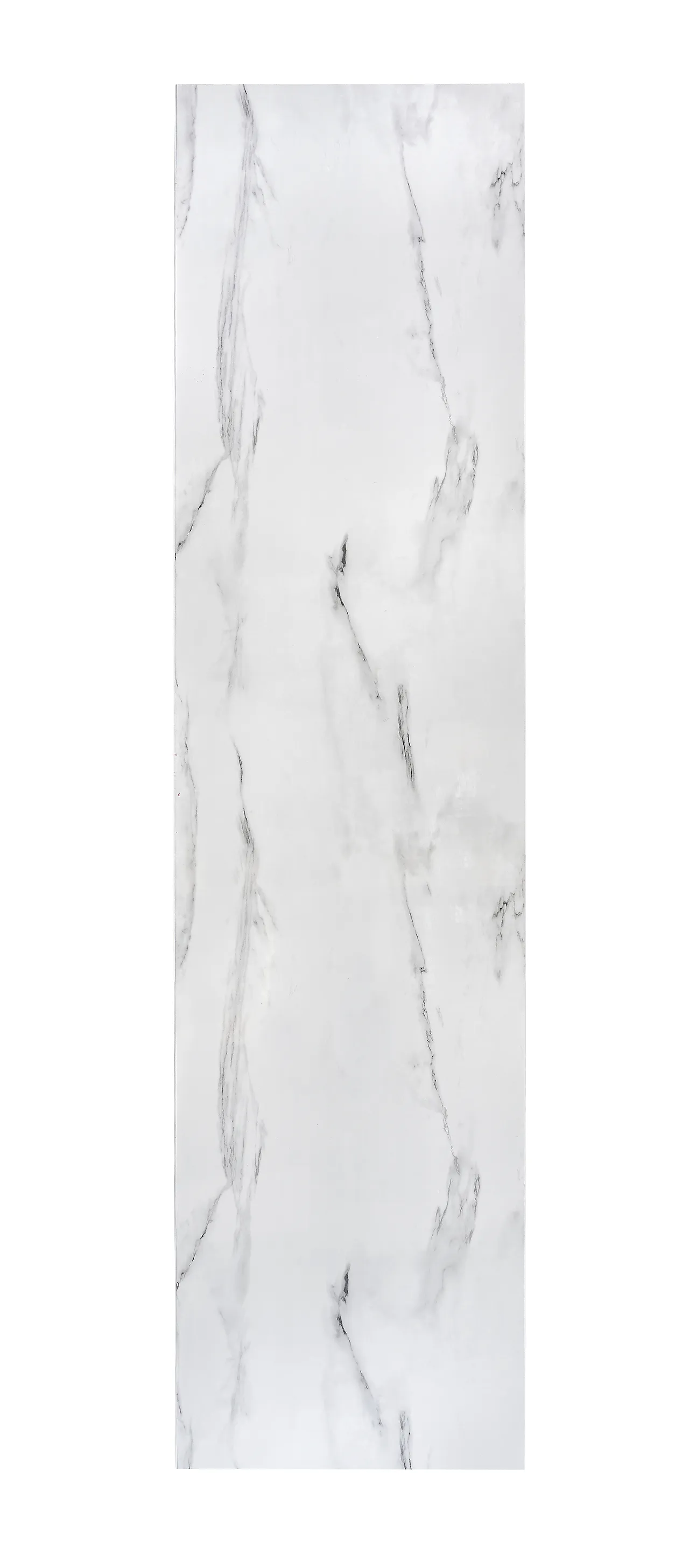 Baderomsplate hvit marmor glossy 620x2400 mm