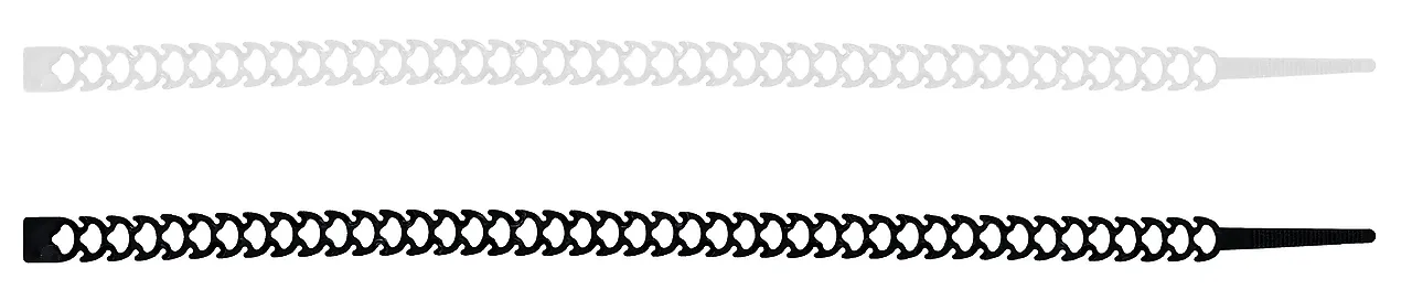 Strips kabelfix R sort 20 stk null - null - 3 - Miniatyr