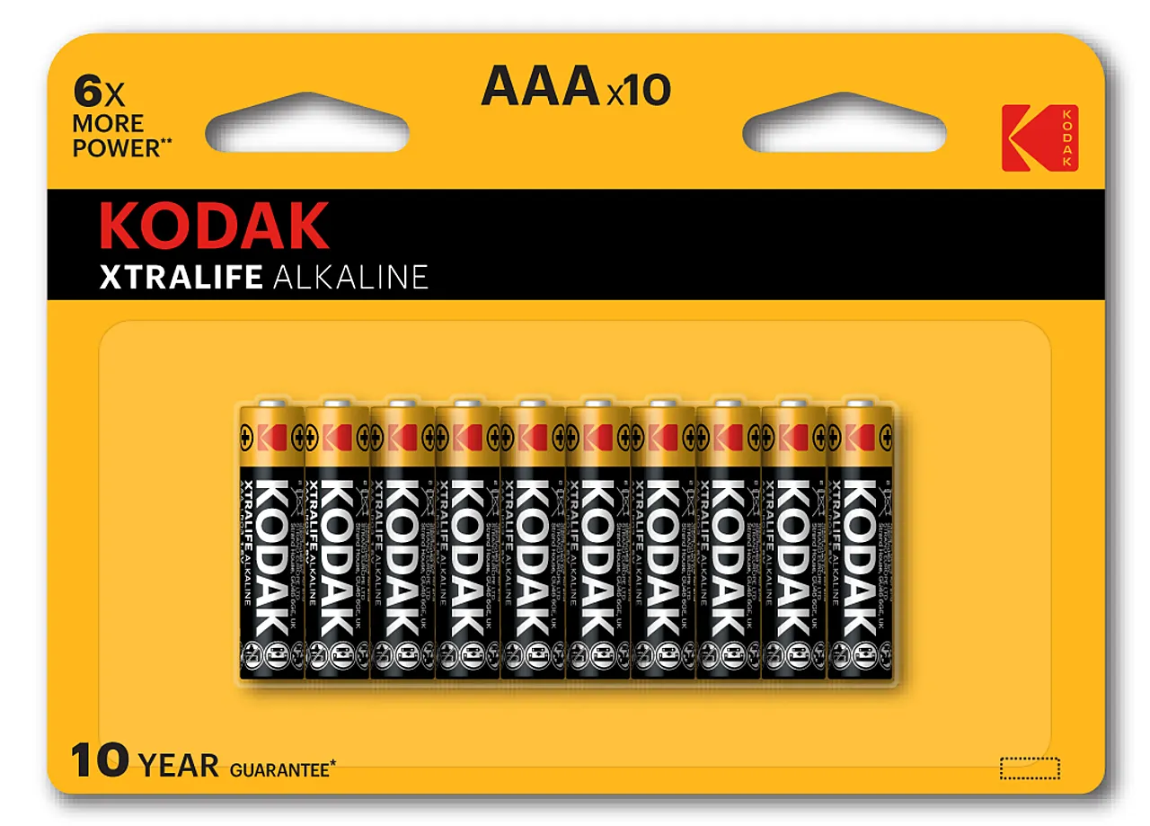 Batteri xtralife alk aaa 10pkkodak alkaline lr03 1,5v null - null - 1
