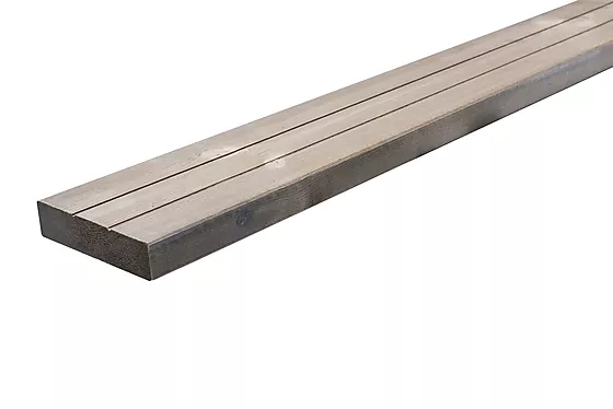 Terrassebord Strix impregnert furu 28x120 mm grå
