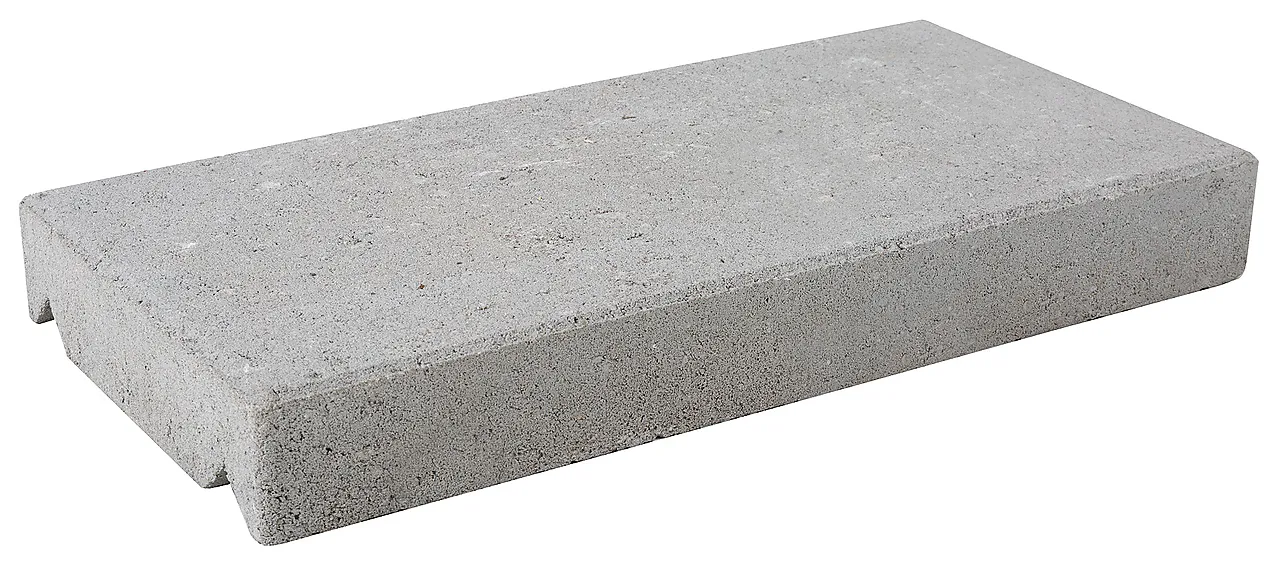 Systemblokk betong 20cm 20x5x4 topplokk 20x5x40