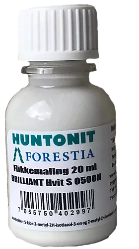Huntonit reparasjonsmaling klassisk hvit 20 ml