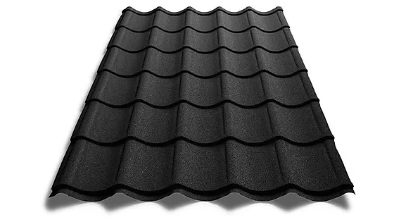 Takplate svart 9 plater 0,5 x 1080 x 3250 mm