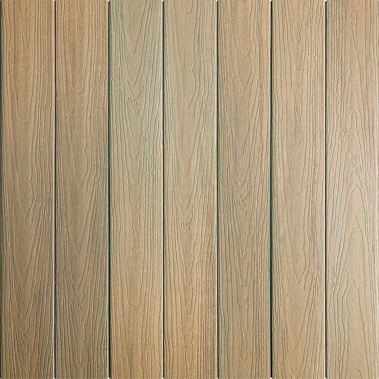 Kompositt terrassebord lys brun rettkant Prairie 24x137x4880 mm null - null - 3