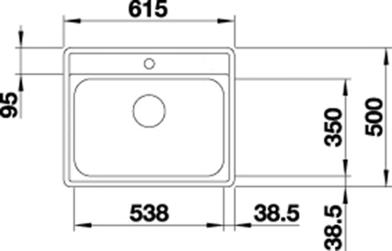 Kjøkkenvask Blancolemis 6-IF ST P null - null - 3 - Miniatyr