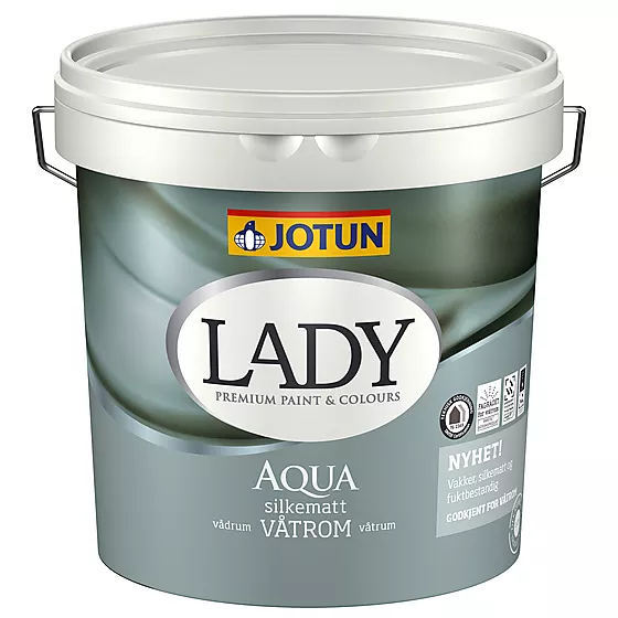 Lady Aqua våtrom hvit 2,7 liter