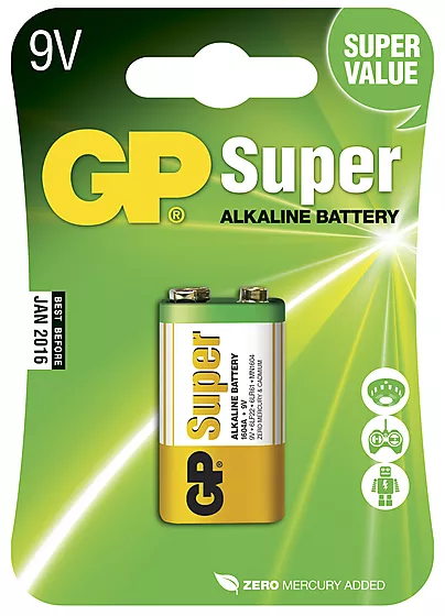 9V batteri Super Alkaline 1 pk