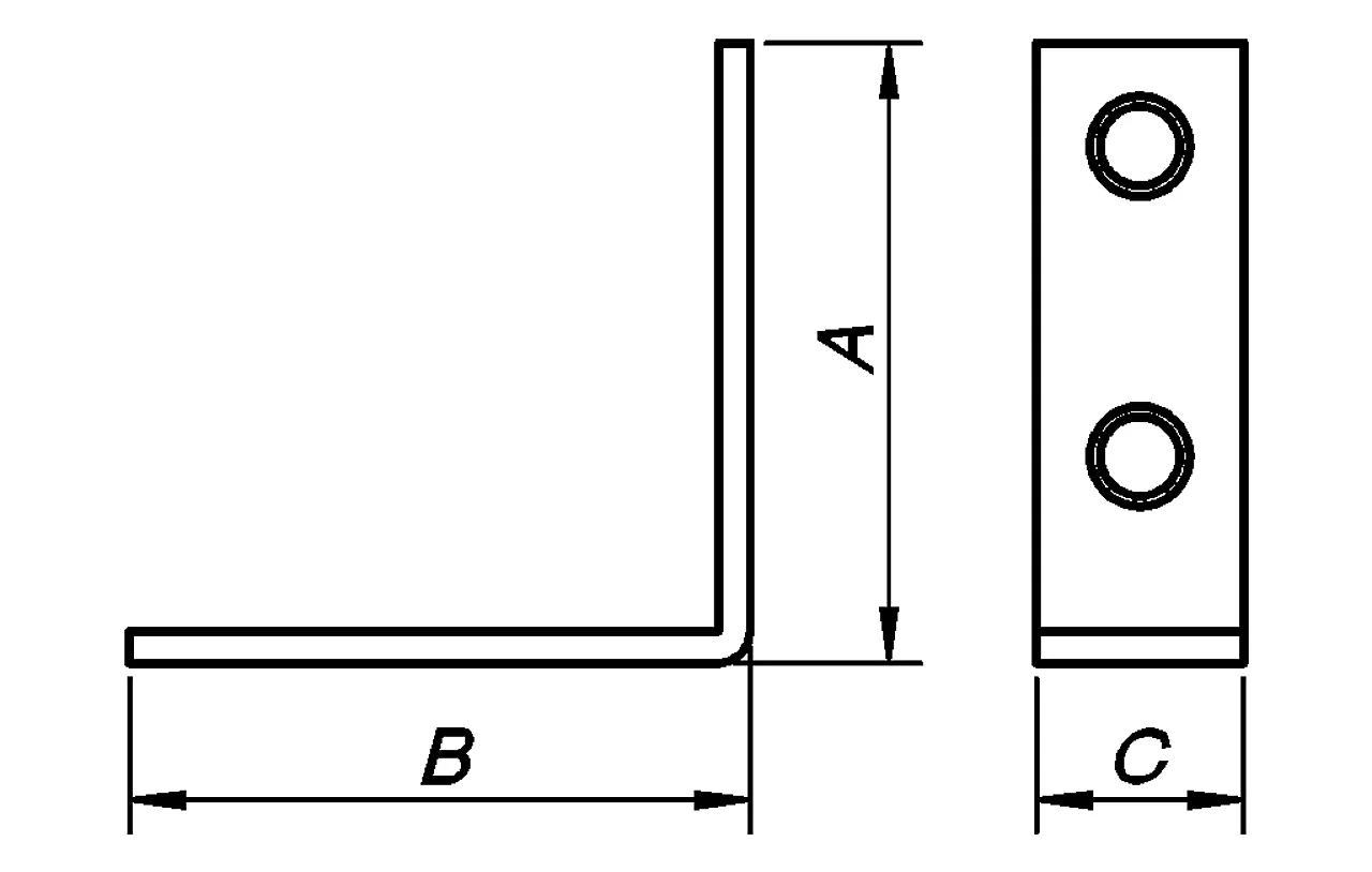 VINKELJERN 38X13X2,0MM ELZ  PN -B null - null - 2 - Miniatyr