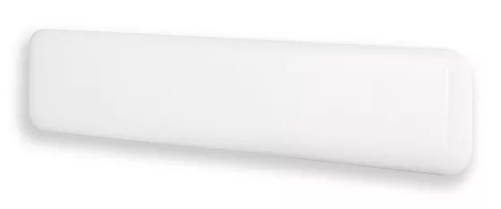 Panelovn stål list 1000 watt hvit