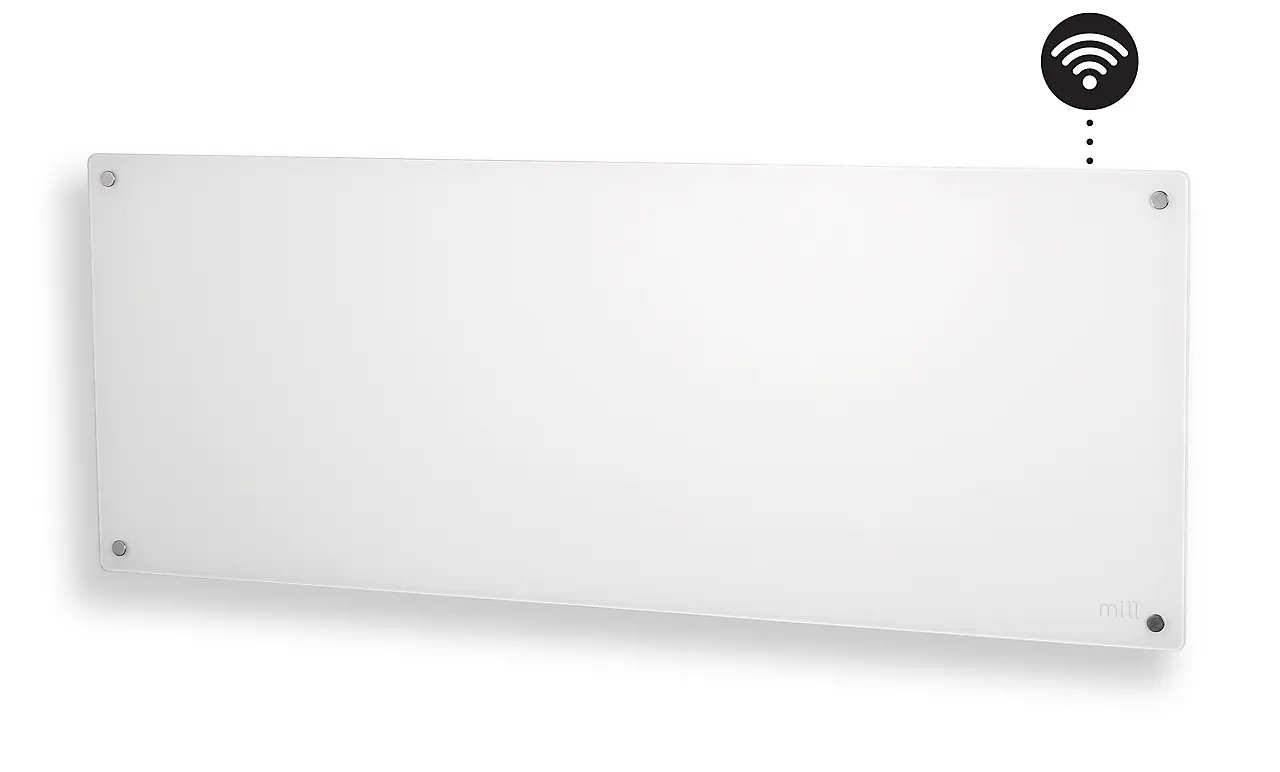 Panelovn hvit glass gen 3 wifi 1300 watt null - null - 2 - Miniatyr