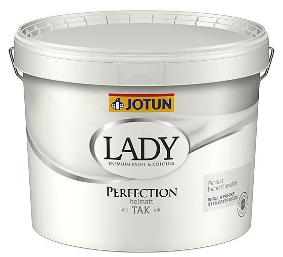 Lady Perfection tak hvit 9 liter
